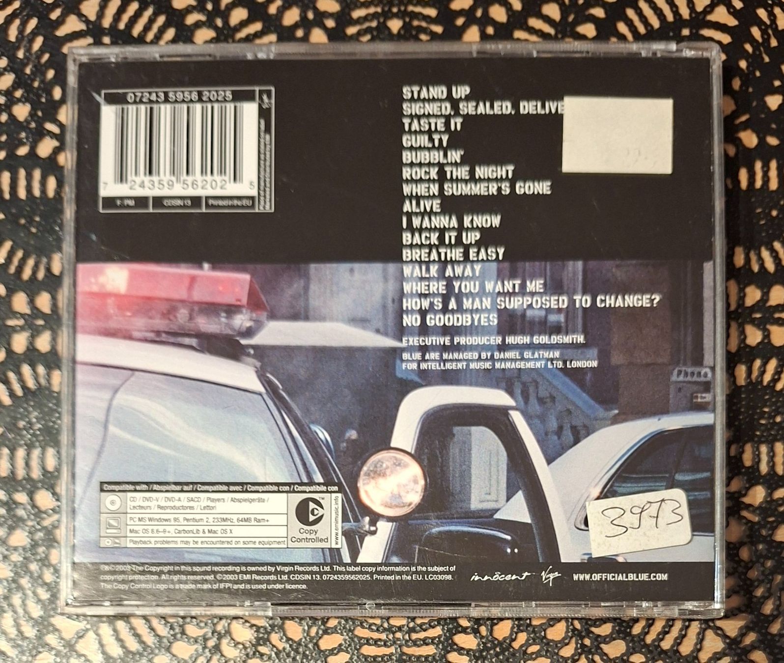 CDs: Blue - Guilty, UK Pop CD Album 2003 – Gebraucht aus Schönenberg TG von Gregordini 1