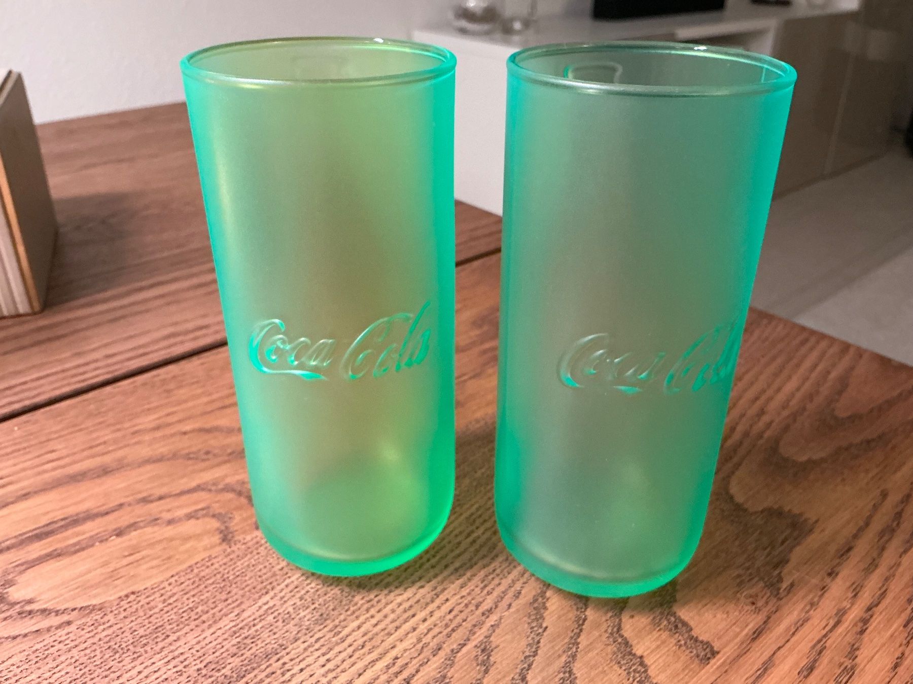 Bicchieri: Coca-Cola Glas, 2 Stk, Grün – Nuovo e nell'imballaggio originale da Würenlos venduto da Starceve