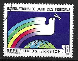 Österreich 1986: Internationales Jahr des Friedens