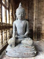 Sehr alte Buddha Statue Bronze Figur Burma Mandalay Figur