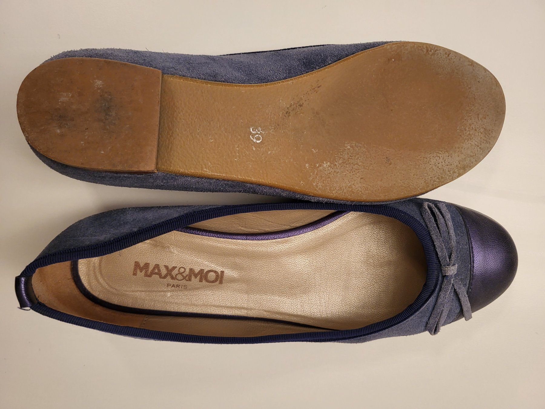 Max & Moi Scarpe da donna: Max&Moi Ballerinas, Gr. 39 - blau, Leder – Usato da Baar venduto da clar6 3