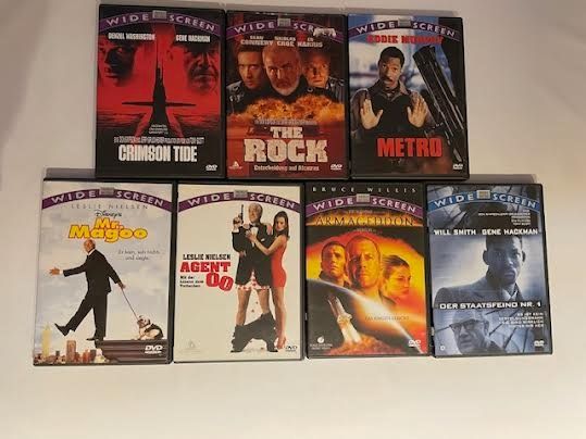 Tutti i DVDs: Wide Screen DVD-Sammlung: Action & Comedy – Usato da Neuenkirch venduto da rofolo