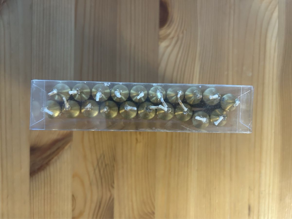 Candele: Baumkerzen "Gold" 20Stk. – Nuovo e nell'imballaggio originale da Ebikon venduto da StivaQ 1