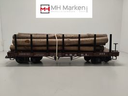 LGB 41600 US-Rungenwagen der S.R.&R.L. Holzladung Spur G EVP