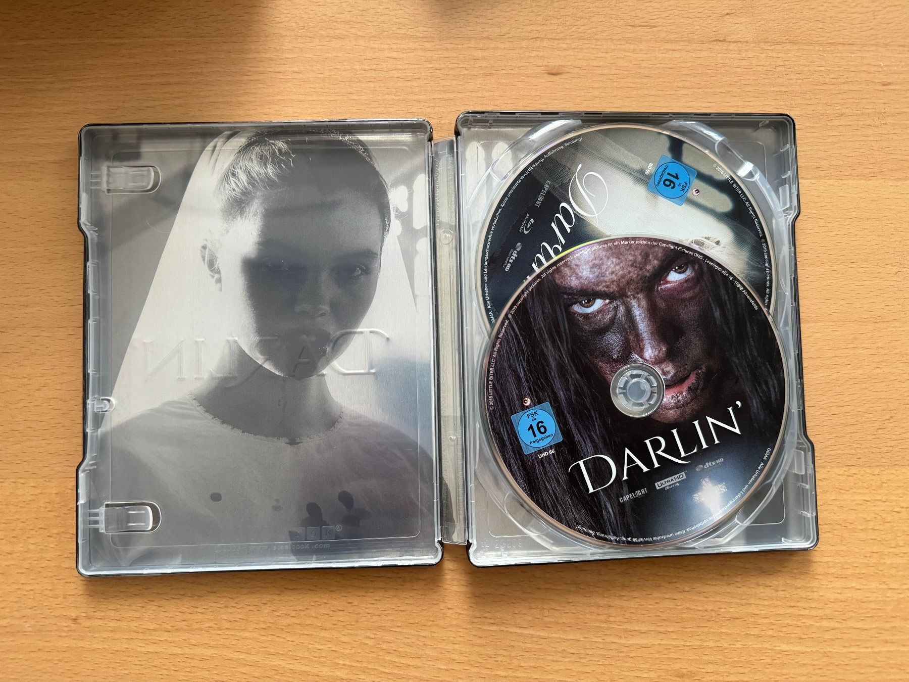 Tous les DVDs: Darlin Blu Ray 4k UHD Steelbook Darlin' – D'occasion à Schwerzenbach par ste_pp82 2