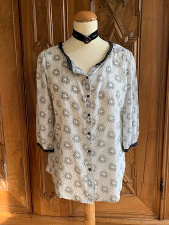 MAISON SCOTCH PARIS NIGHTS NEU YORK MORNINGS Bluse Gr No 1