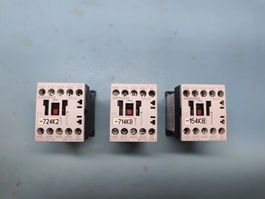 3xSiemens Sirius 31E Hilfsschütz 3RH1131-1BB40. Spule: 24VDC