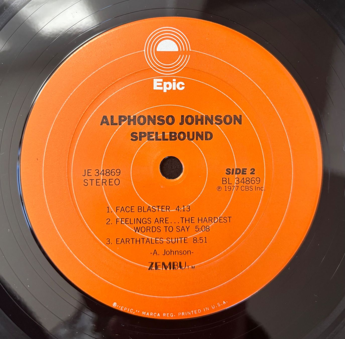 Dischi in vinile: Alphonso Johnson - Spellbound LP EX/EX – Usato da Neuchâtel venduto da Deivid2 4