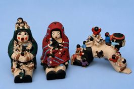 Kleine Sammlung von 3 kleinen Storyteller Figuren