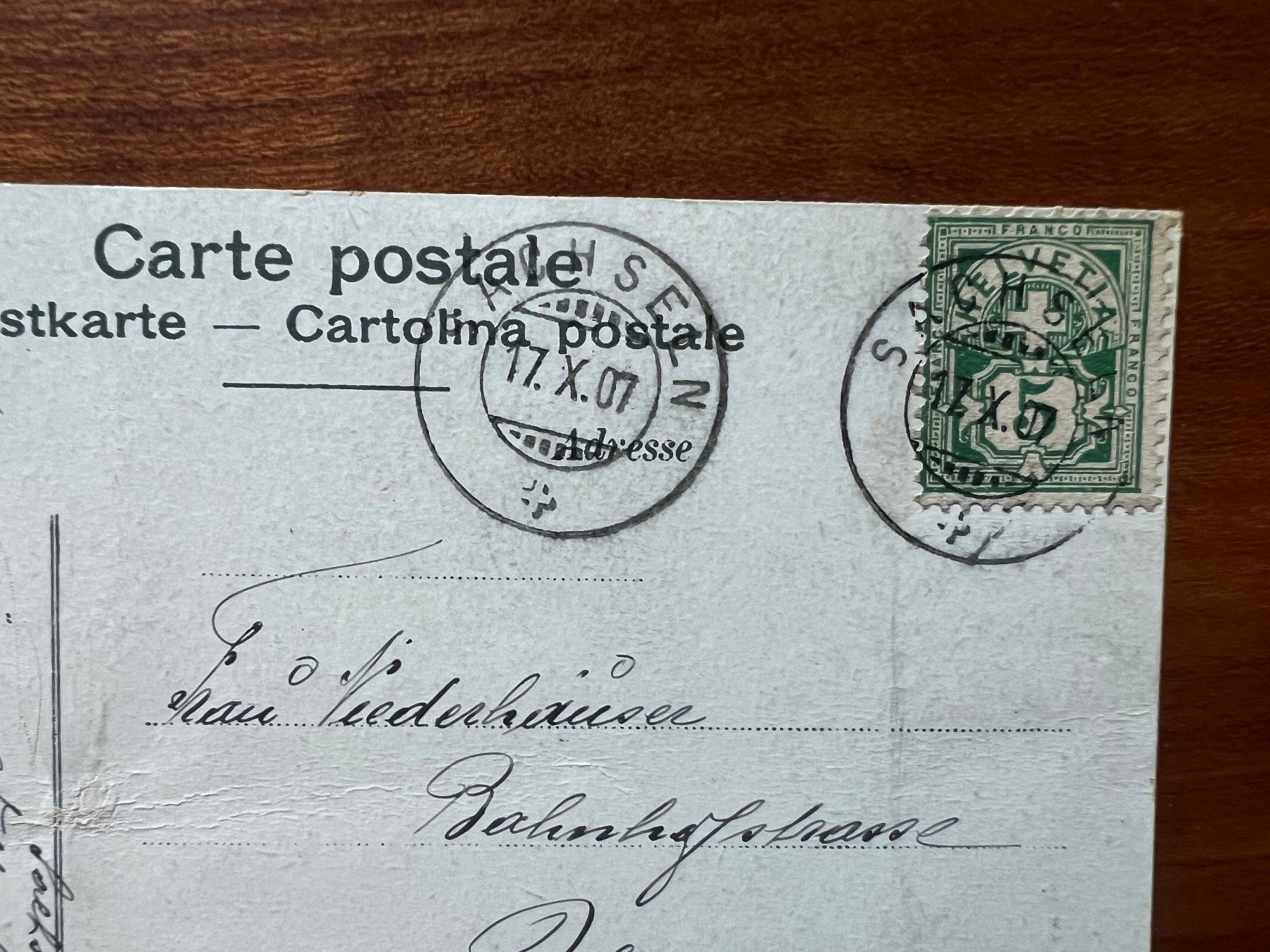 Cartoline postali: AK 1907 Sarnersee    (G2608) – Usato da Hinwil venduto da Sidi4 1