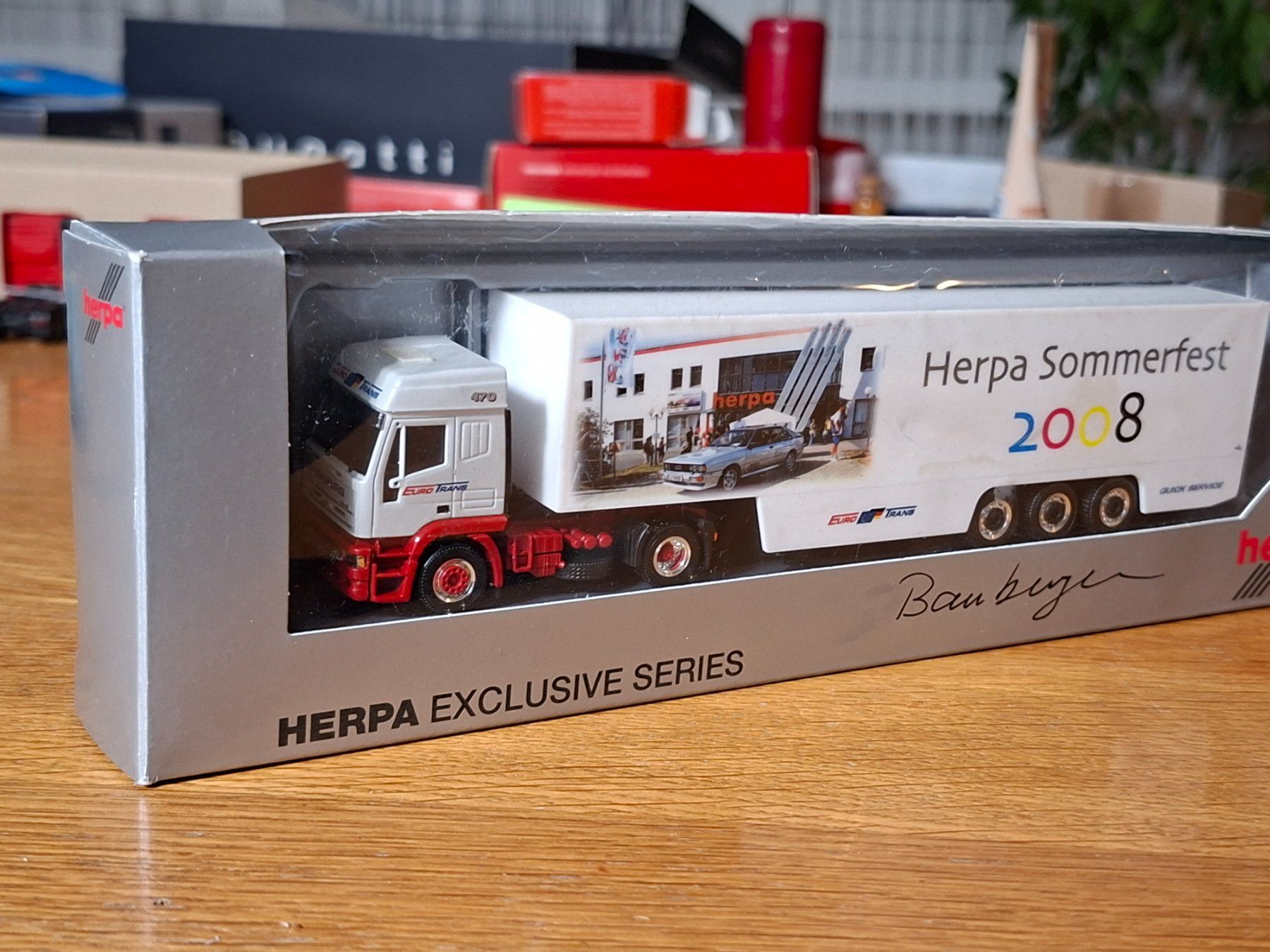 Herpa Kit di modellismo & Modellini statici: IVECO 1:87 Herpa "Eurotrans" – Usato da Vordemwald venduto da TGV9497 5