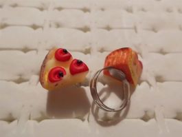 Kinder-Fingerring Tortestück gelb