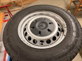 4 Continental Winterreifen 235/65 R16C Mercedes Stahlfelgen
