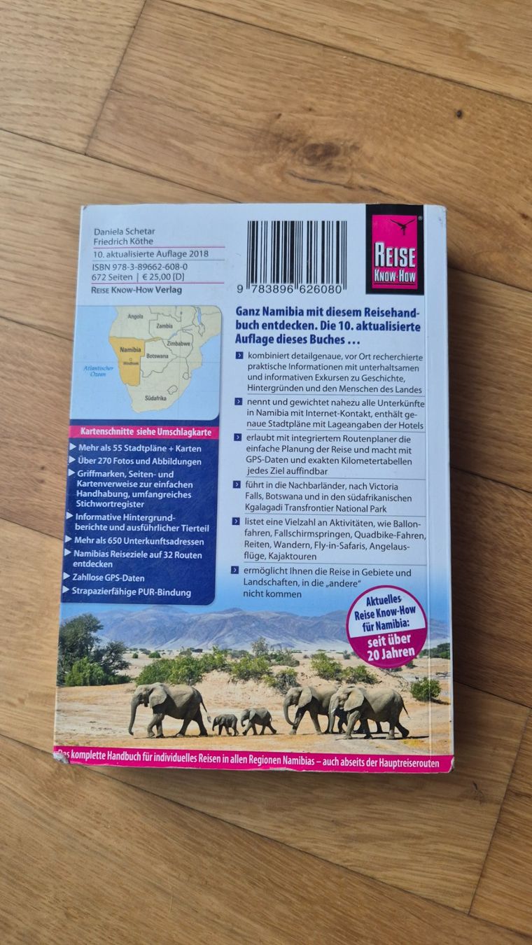 Libri: Reiseführer Namibia von Reise Know-How – Usato da Bitsch venduto da cka_6hff 1