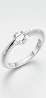 Elegante Silberring  Grösse 52