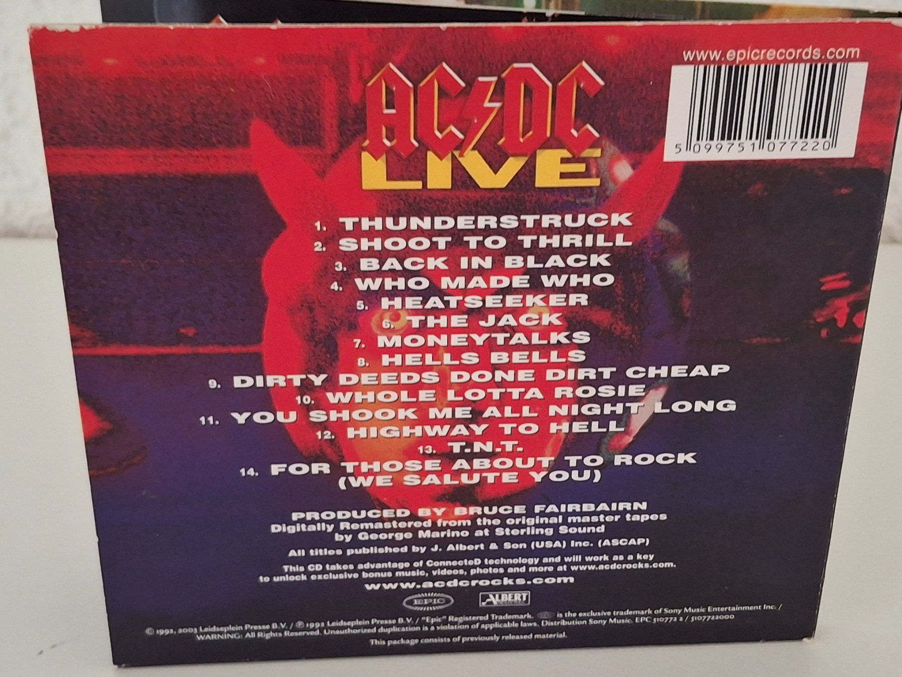 CDs: CD AC/DC -  Live Digitally Remastered ( Digi )😎 – Gebraucht aus Aarberg von Jackup1 1