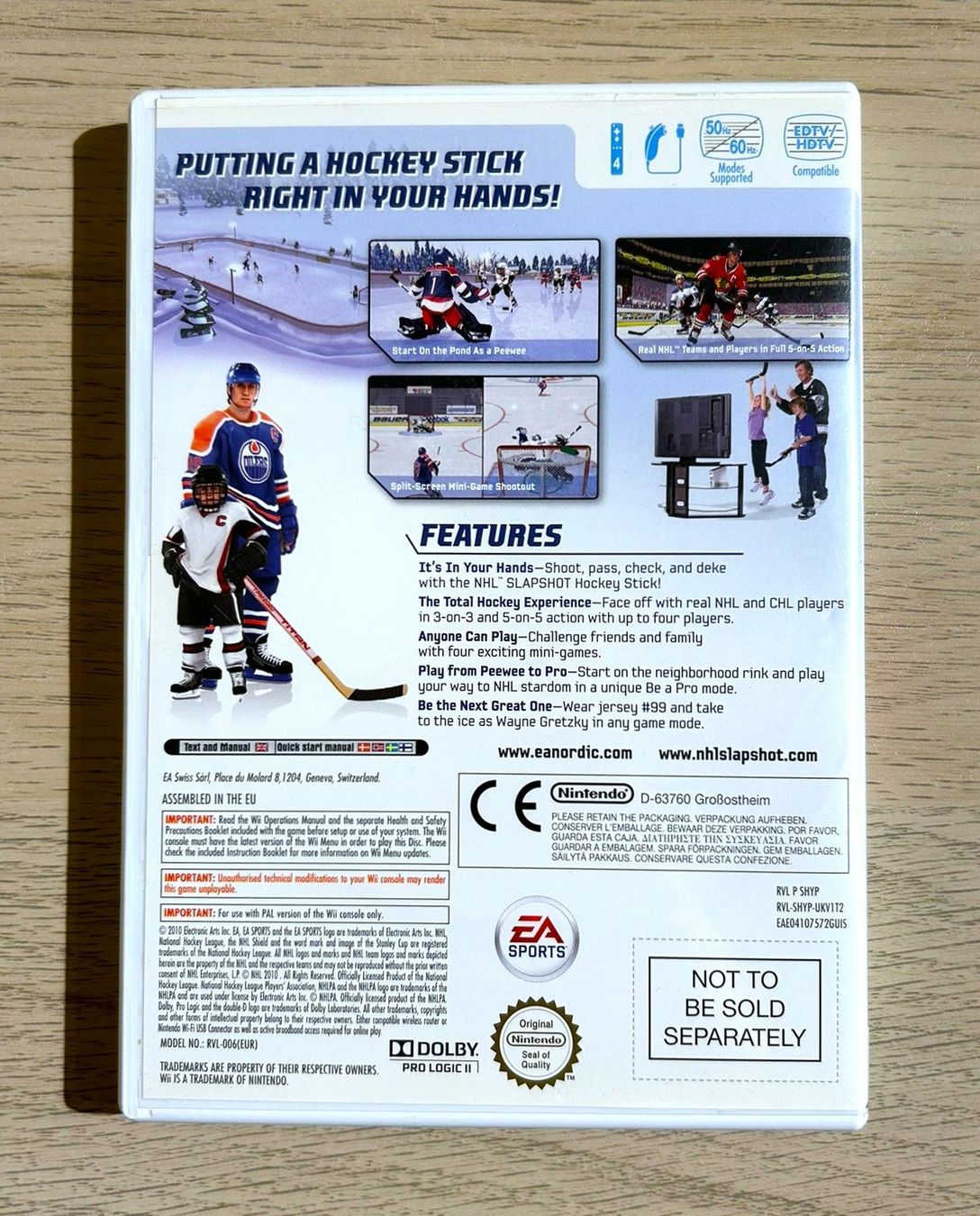 Nintendo Giochi: NHL Slapshot Nintendo Wii – Usato da St. Gallen venduto da Alpine.Arcade 1