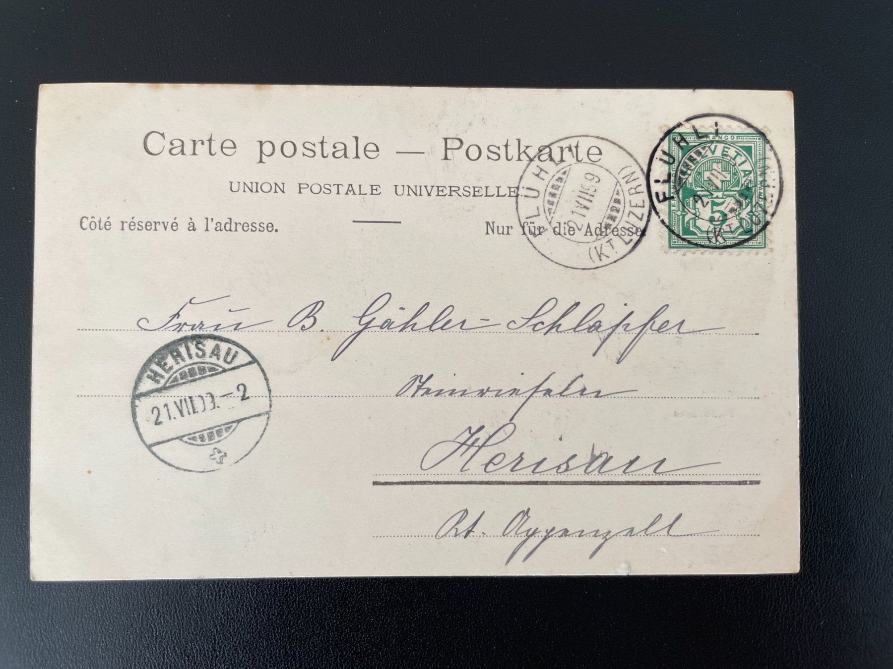 Cartoline postali: AK LU Luzern, Panorama – Usato da Thal venduto da Danny82 1