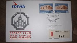 Itavia Basel - Mailand 03.11.1969
