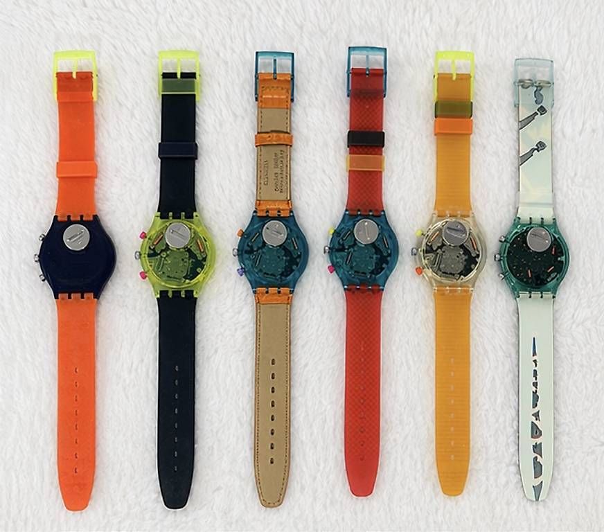 Orologi: Swatch Color Art Set + Collector Box – Usato da Uster venduto da barkingarky01 2