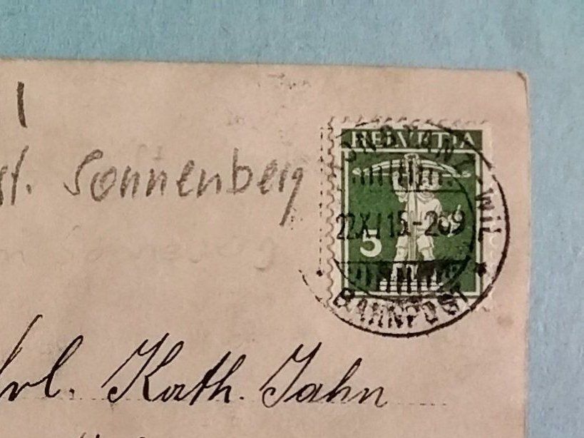 : Wil Zum Sonnenberg 1915 – Gebraucht aus Appenzell von lama19 3
