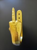 POLSPOTTEN F-you Wandhaken gold