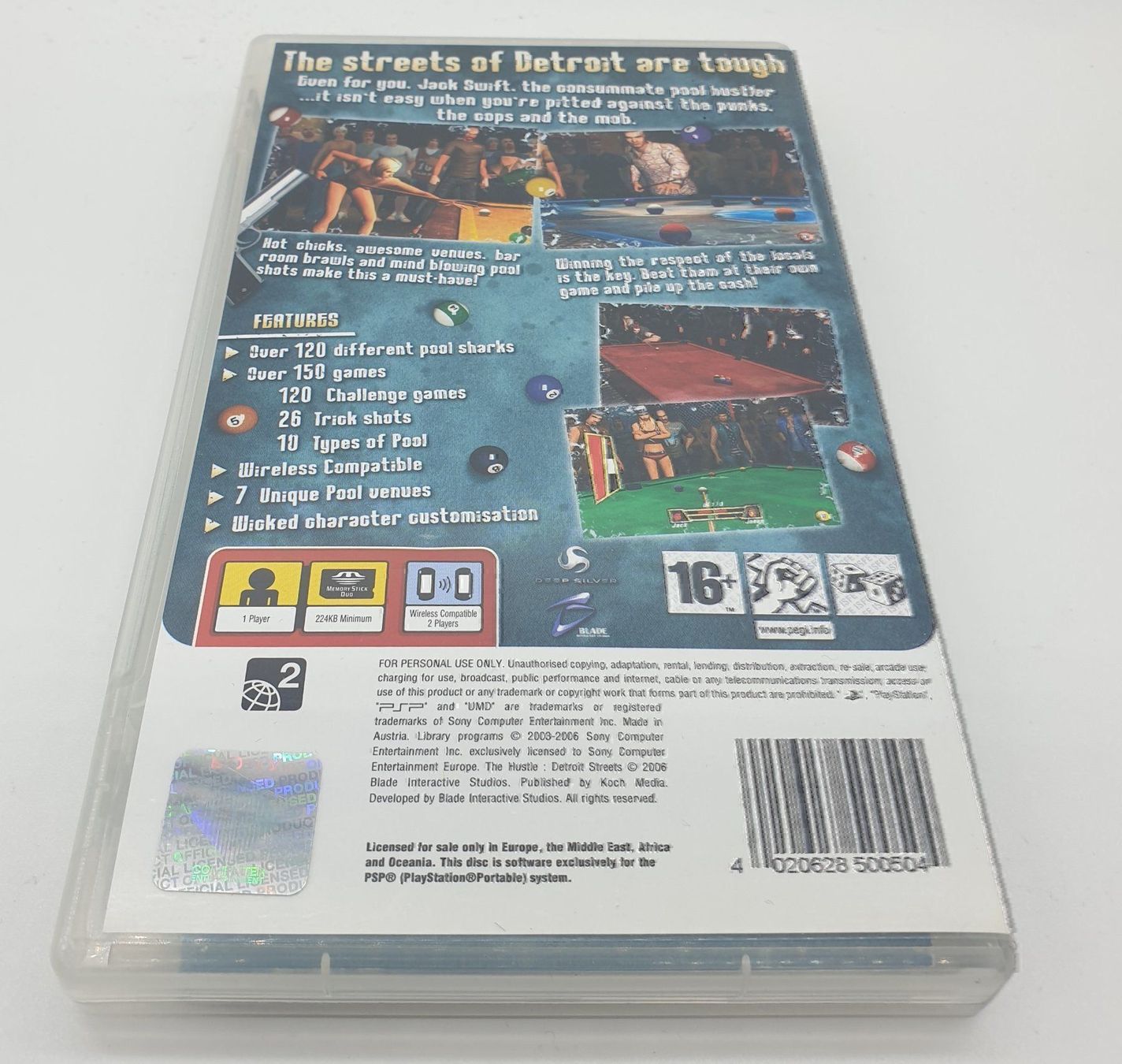 Sony Giochi: The hustle Detroit streets PSP – Usato da Genève venduto da Cardtreasure 1