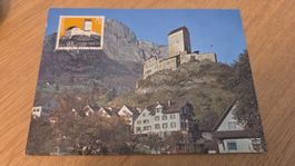 1977 Maximumkarte Pro Patria Schloss Sargans