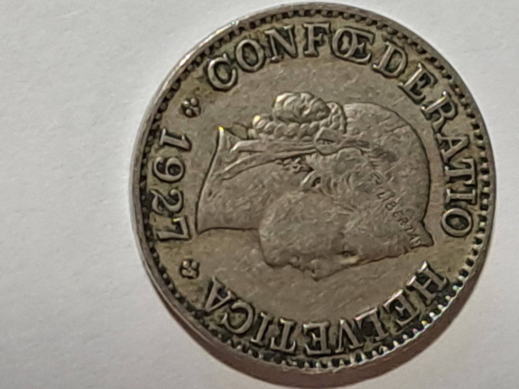 Alle Münzen: 10 Rappen 1927, 4 Stück – Gebraucht aus Bitsch von jajo79076 7