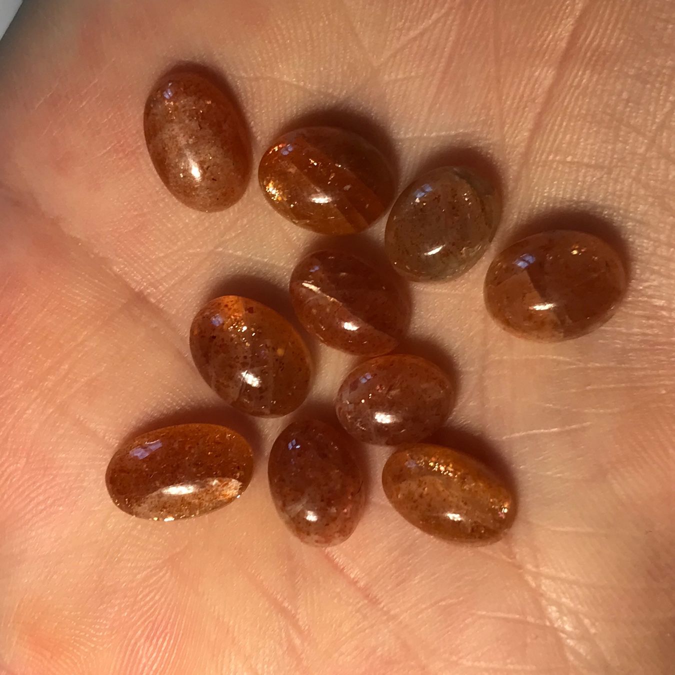 Pietre preziose: Lot 10x Sonnenstein Cabochon, 40 Karat – Nuovo (secondo la descrizione) da Biel venduto da djvalbnc 2