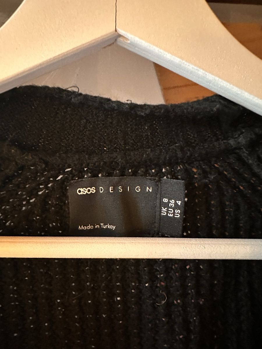 Pullover & Sweatshirts: Schwarzer Strick Cardigan – Gebraucht aus Zürich von BettinaMarie2308 1