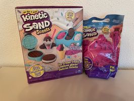Kinetic Sand Set Ice Cream Treats neu und Sand pink neu.