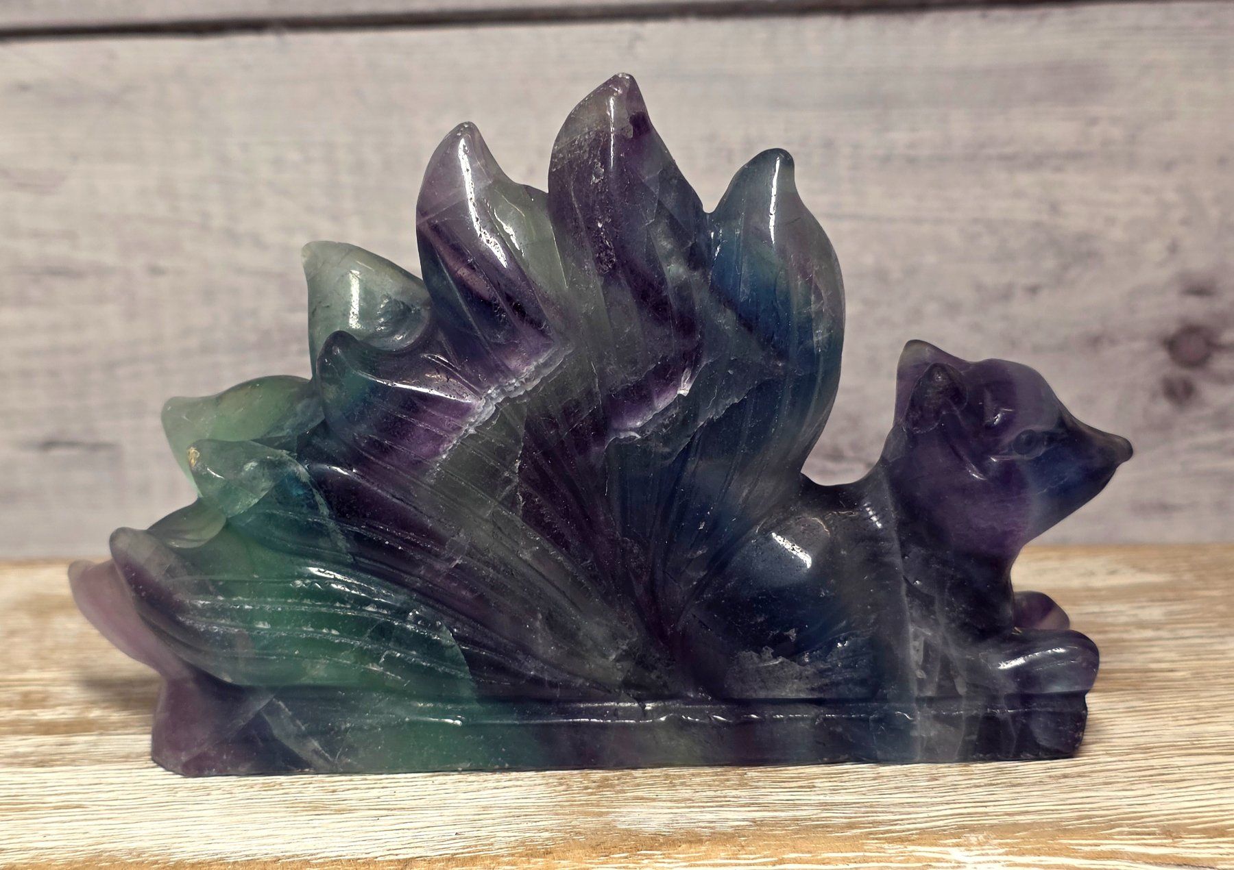 Minerali & Pietre curative: Regenbogen Fluorit Fuchs 565g – Nuovo e nell'imballaggio originale da Matzingen venduto da Shay_Crystalz 1