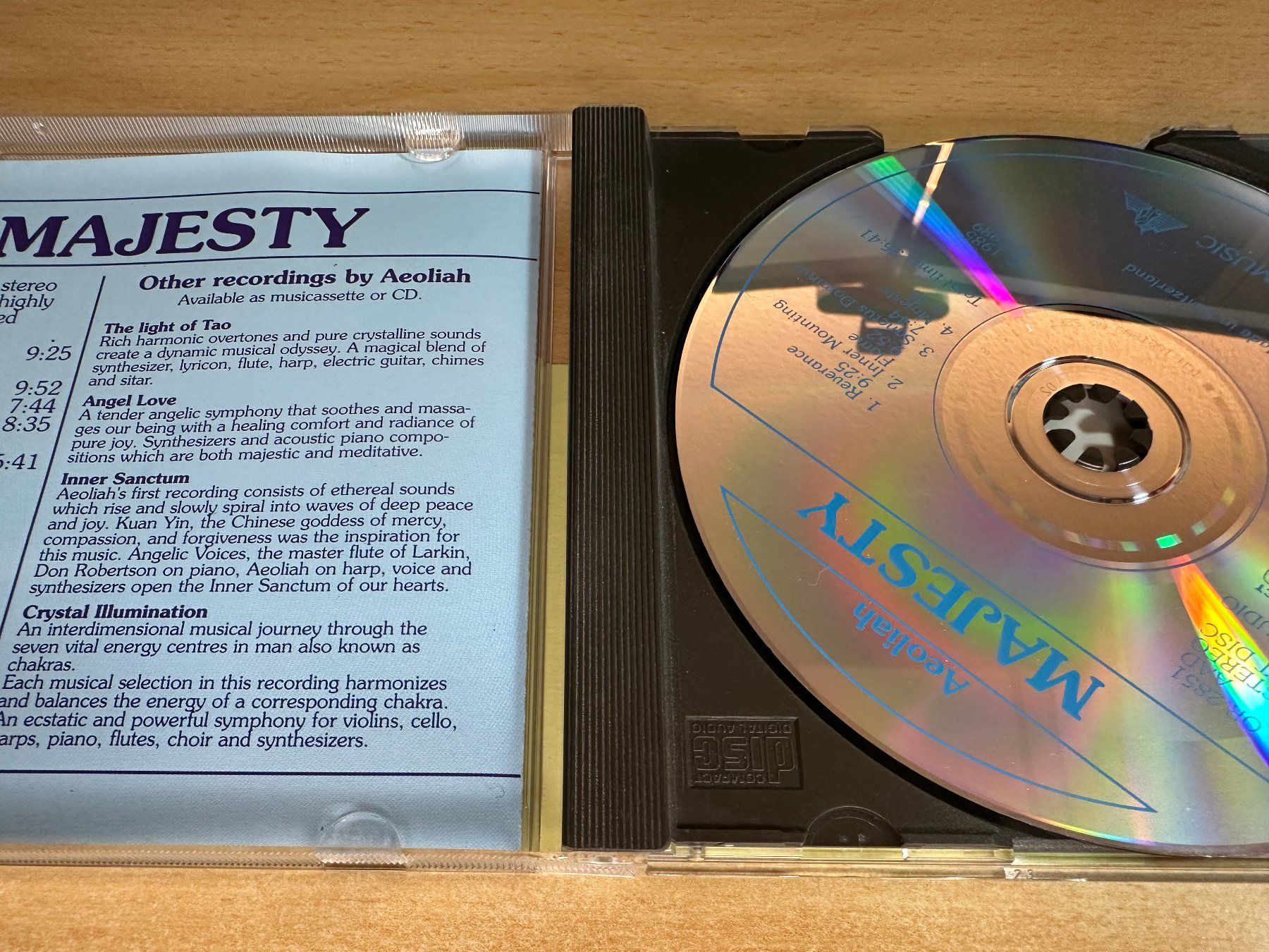 CD: A4 Aeoliah – Majesty – Usato da Rikon im Tösstal venduto da Alpenmutz 2