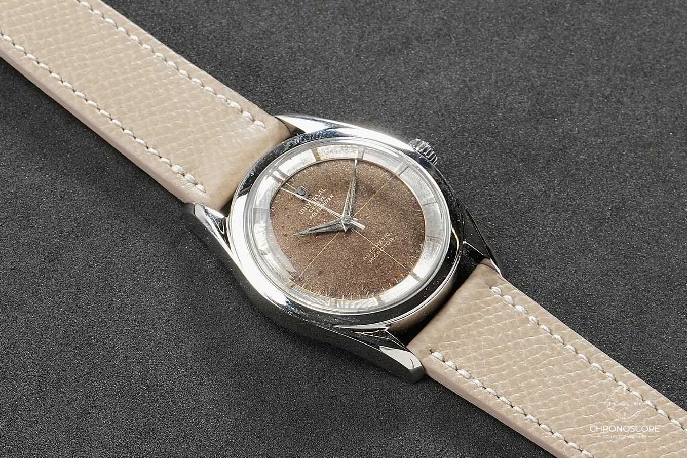 Universal Genève Orologi: Universal Geneve Polerouter Date Reference 204610-4 – Usato da Luzern venduto da ChronoScope6004 1