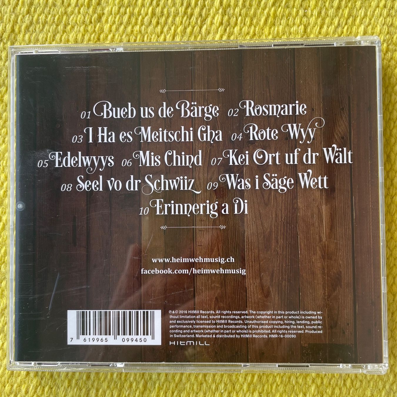 CD: HEIMWEH-HEIMWEH – Usato da Rorschacherberg venduto da CD-Roli 1