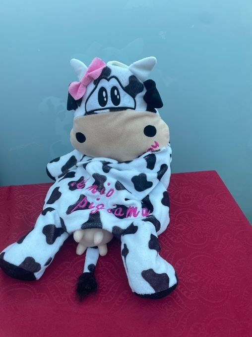 Pigiama & Simili: Plüschfigur Kuh Pyjama Sack Kinder – Nuovo (secondo la descrizione) da Bergdietikon venduto da antovale