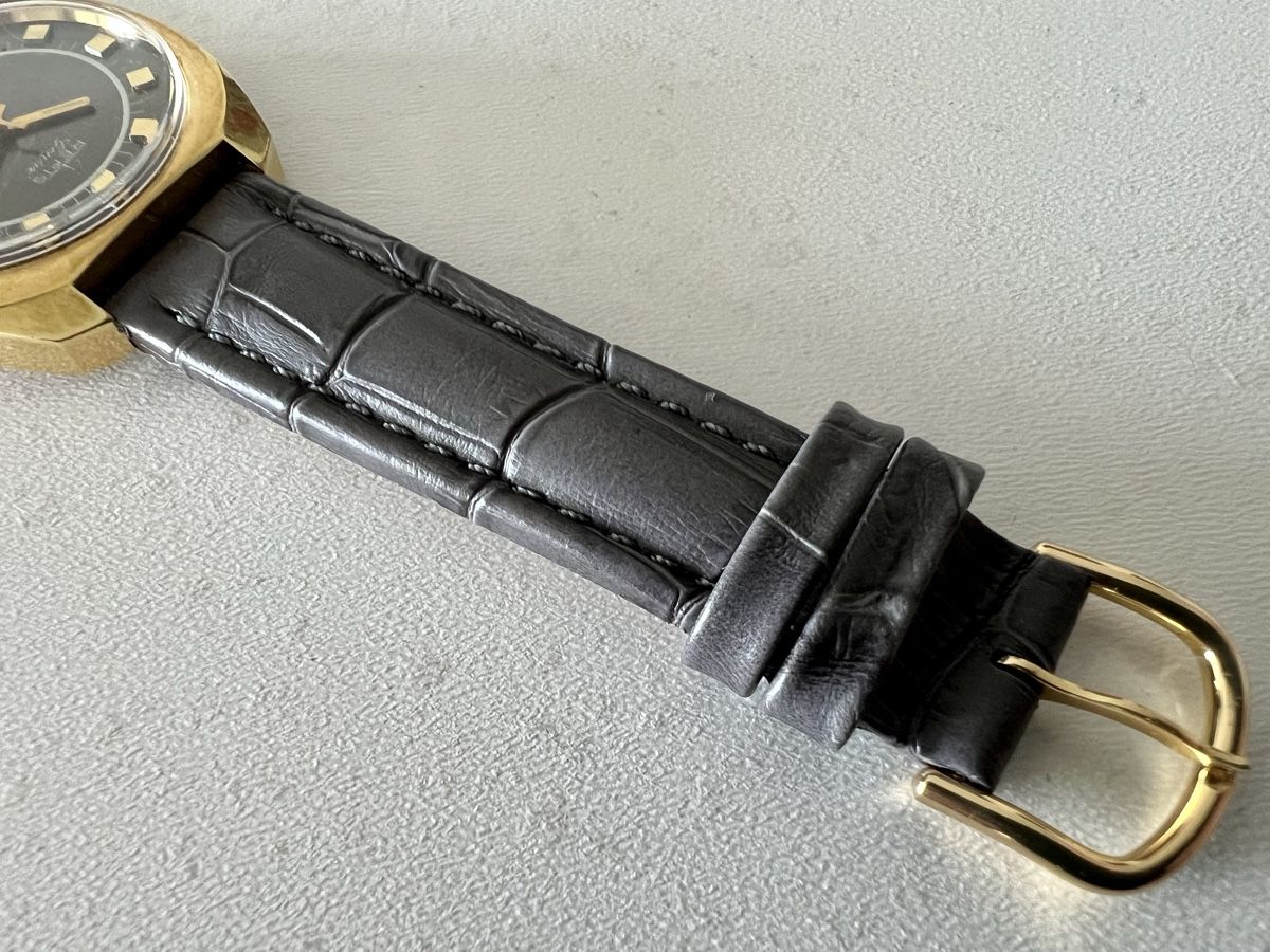 Orologi: RENIS Genève automatic gold-plated wristwatch – Usato da Le Mont-sur-Lausanne venduto da LycaGallery 5