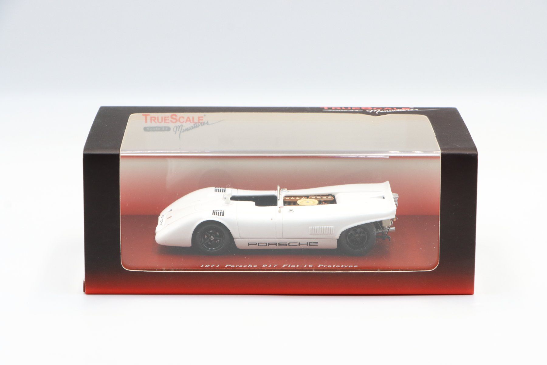 Porsche Modellini d'auto: Porsche 917 Flat-16 Prototype 1971 1:43 True Scale – Nuovo e nell'imballaggio originale da Bühl b.Aarberg venduto da modelldiecast