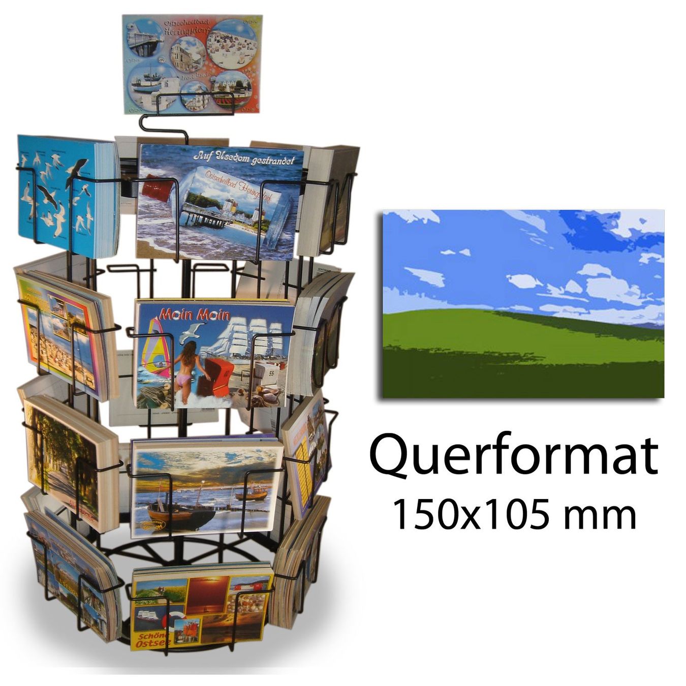 Equipement de magasin & Foires: Kartenständer mit 24 Fächern Querformat – Neuf avec emballage d'origine à Baar par GERSO 2