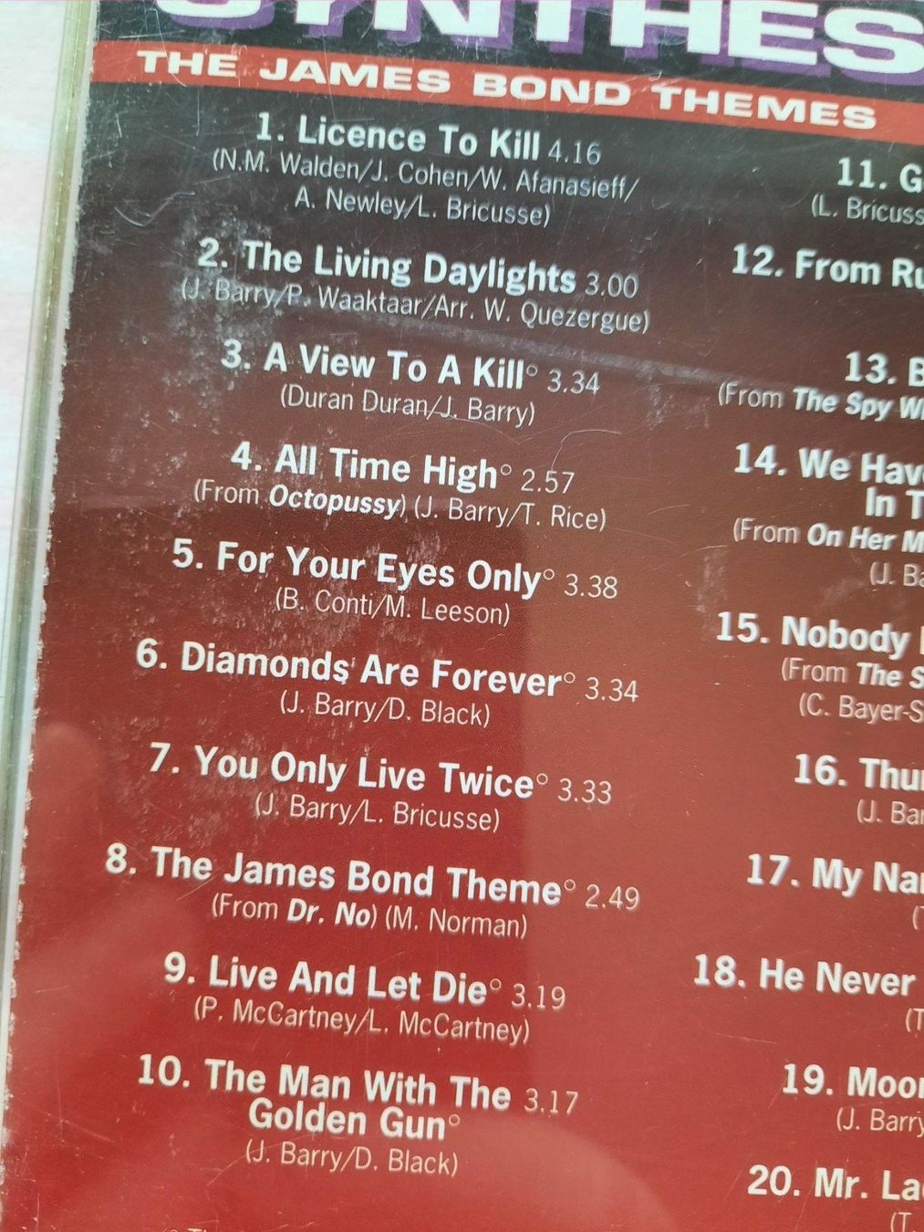CD: CD Sequences Synthesizer - The James Bond Themes – Usato da Pully venduto da bro_n52j 2