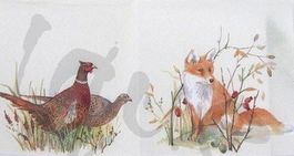 Serviette autumn wildlife 25x25 (t324) 2Stk.