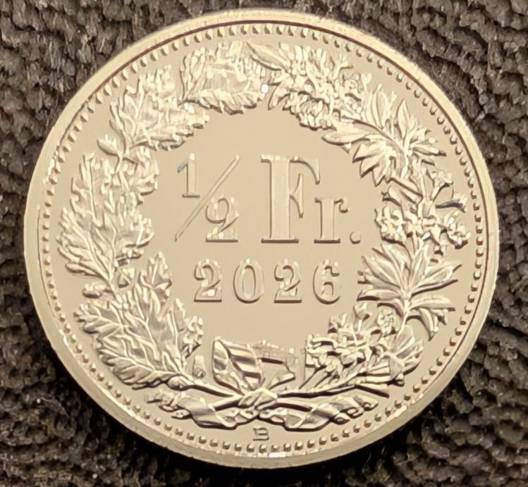 50 Rappen 2026 pp / aus Münzsatz / in einer Münzkapsel (Neu (gemäss ...