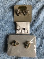 3 Paar Ohrstecker, Modeschmuck, ungetragen!