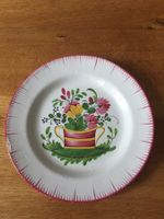 Très ancienne assiette murale en faience française