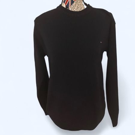 Tommy Hilfiger Unisex Pullover Schwarz/dunkel Blau Gr. L