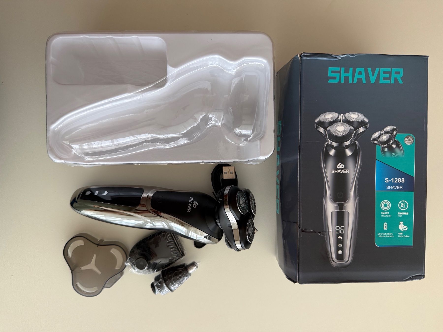 Rasoi & Lamette da barba: Rasoir électrique Shaver, 3 en 1 – Nuovo e nell'imballaggio originale da St-Gingolph venduto da GoldenKeys 2