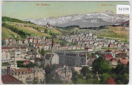 St. Gallen - Generalansicht - Litho