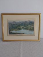Bodensee-Landkarte mit Rahmen 33x45cm.