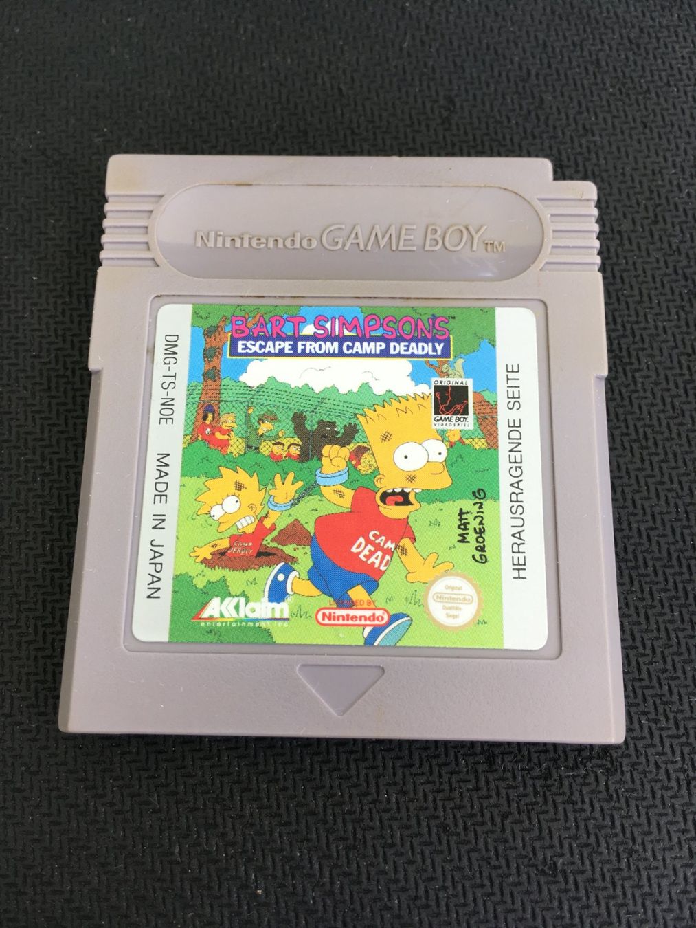 Nintendo Giochi: Bart Simpsons Escape from camp deadly - Gameboy – Usato da St.Gallen venduto da MedienJoe